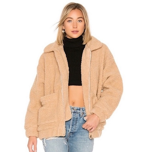 I.AM.GIA Caramel Pixie Teddy Coat - Picture 1 of 11